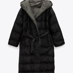 ZARA REVERSIBLE PUFFER COAT